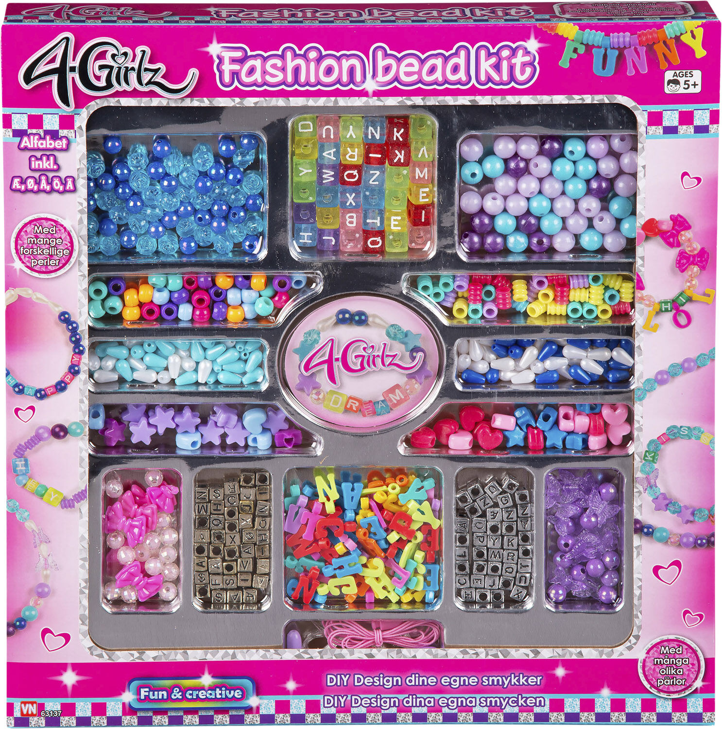 4-GIRLZ PERLE-BOGSTAVERmm