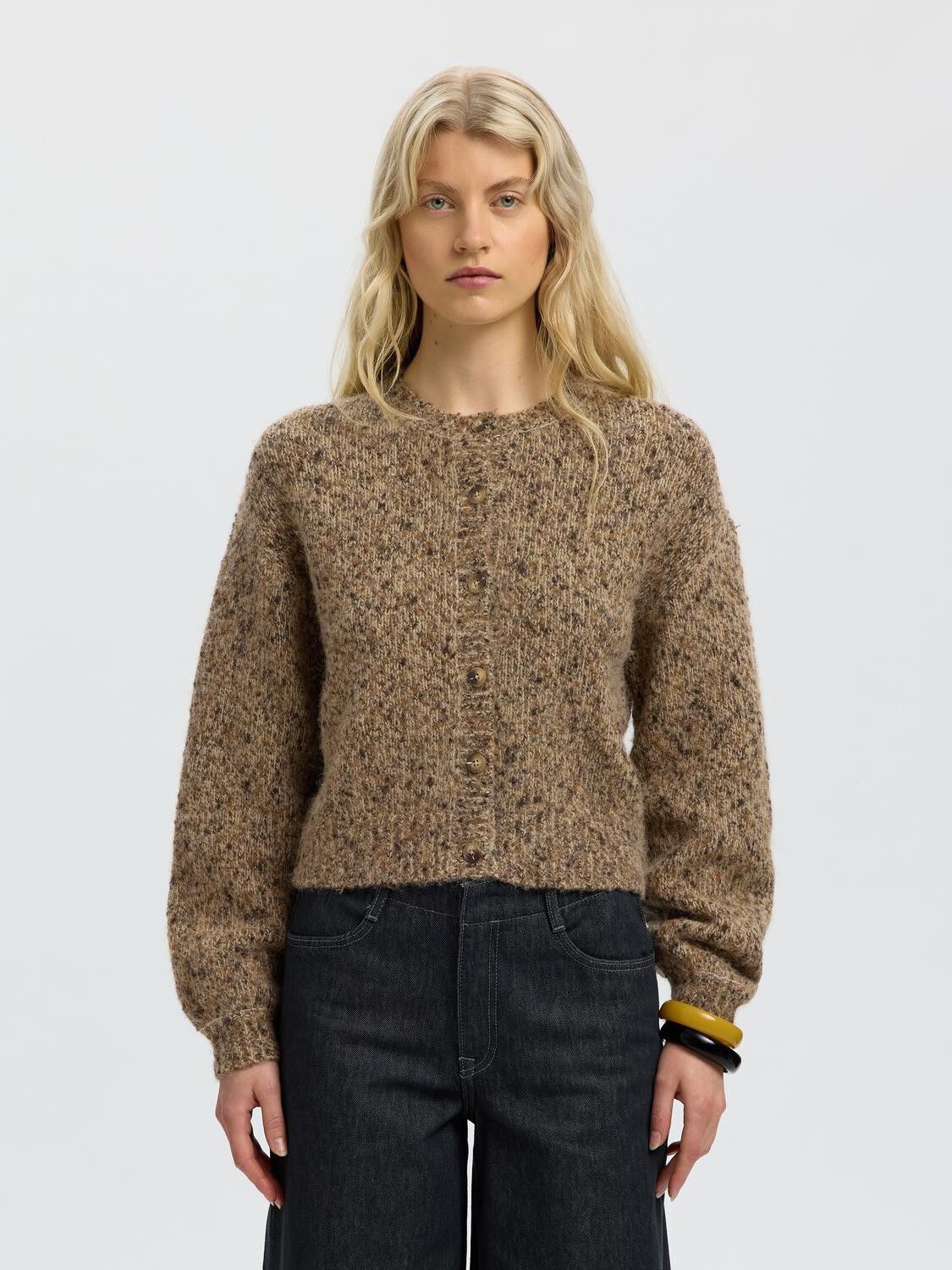 Slwkat Ls Knit Short Cardigan