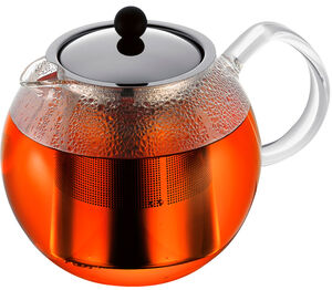 Tepresse med filter i rustfritt stål, 1,0 l, 34 oz