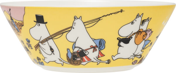 Moomin Arabia 15cm skål Familietid 80
