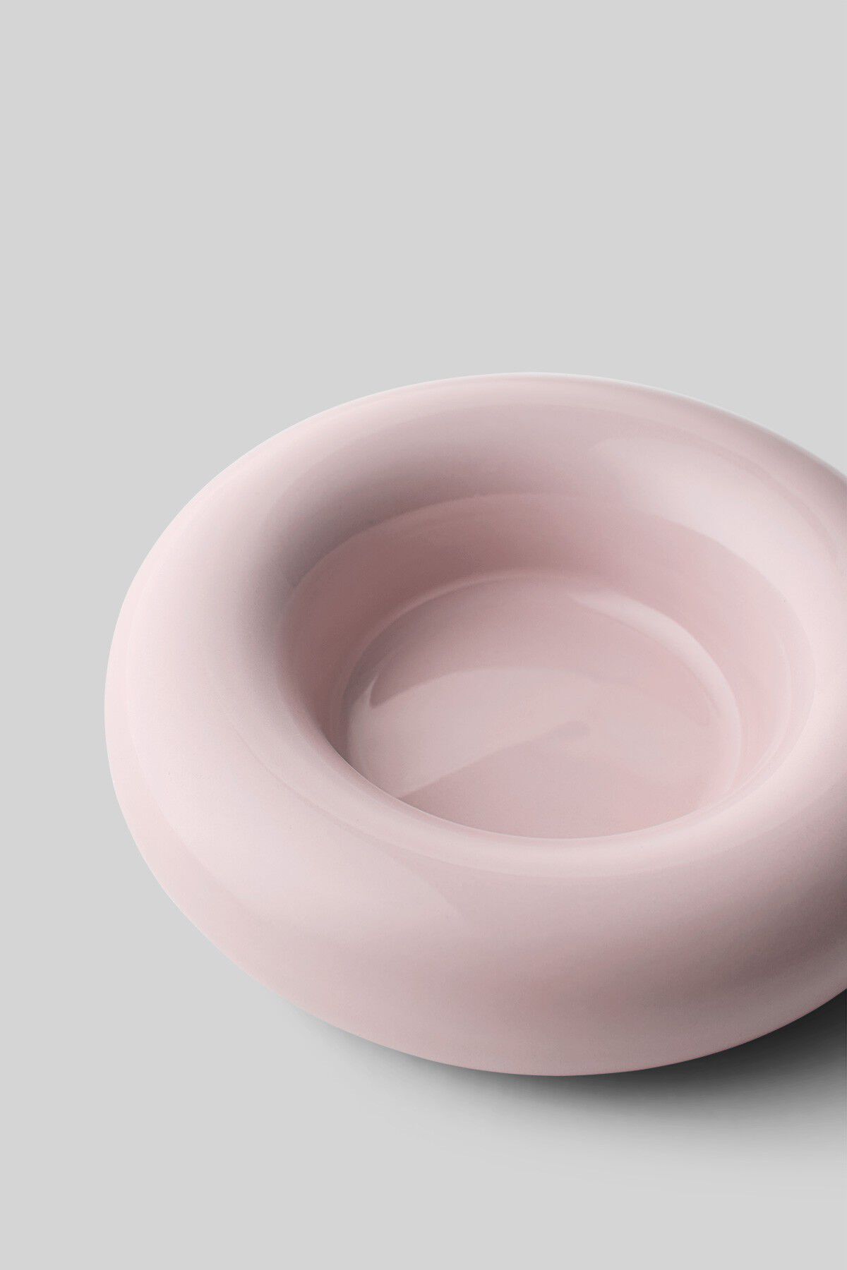 BOB CANDLE HOLDER, LARGE, ROSE