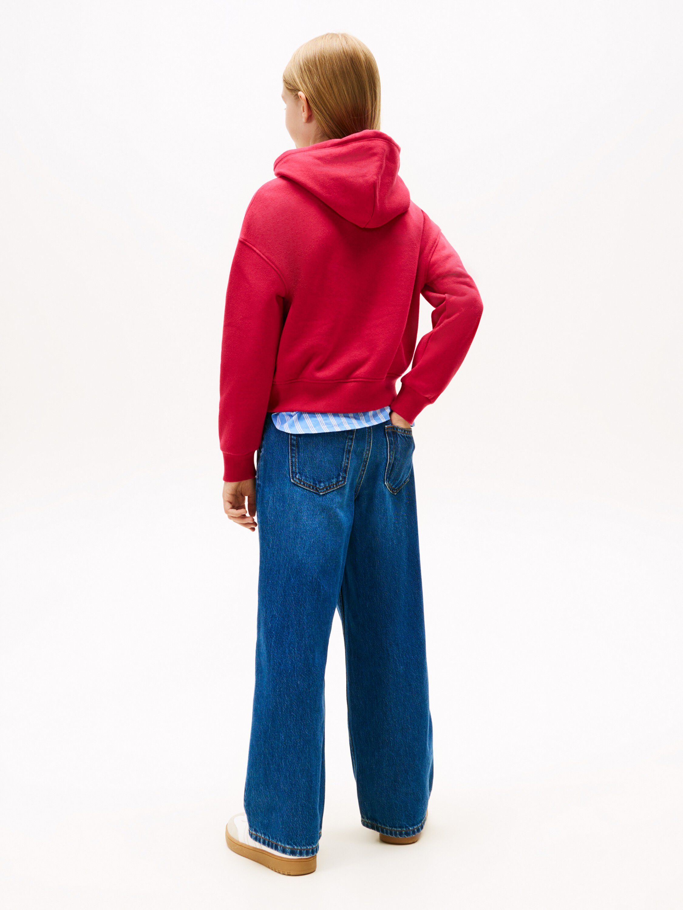 RHINE STONE FLAG HOODIE