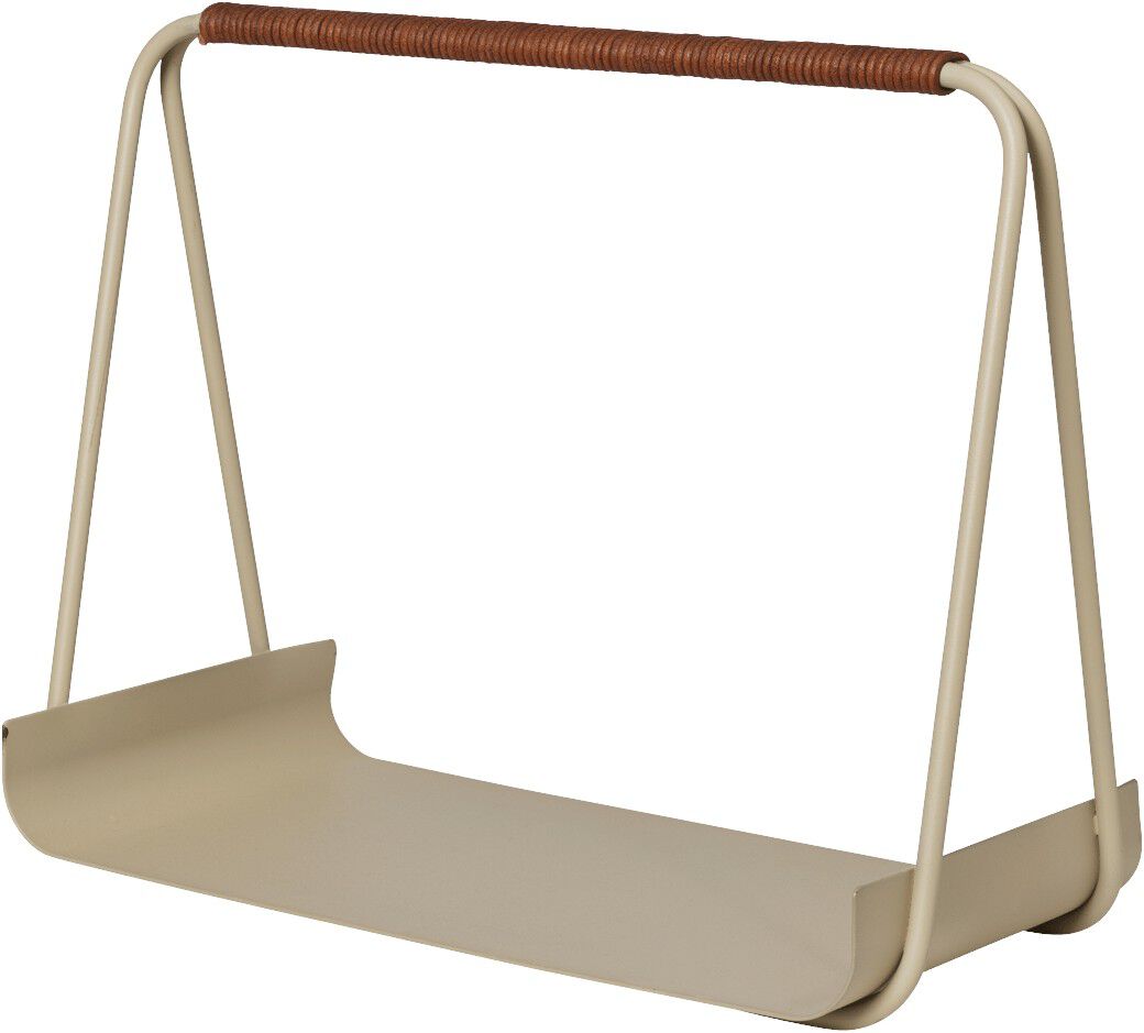 Port Wood Basket - Cashmere