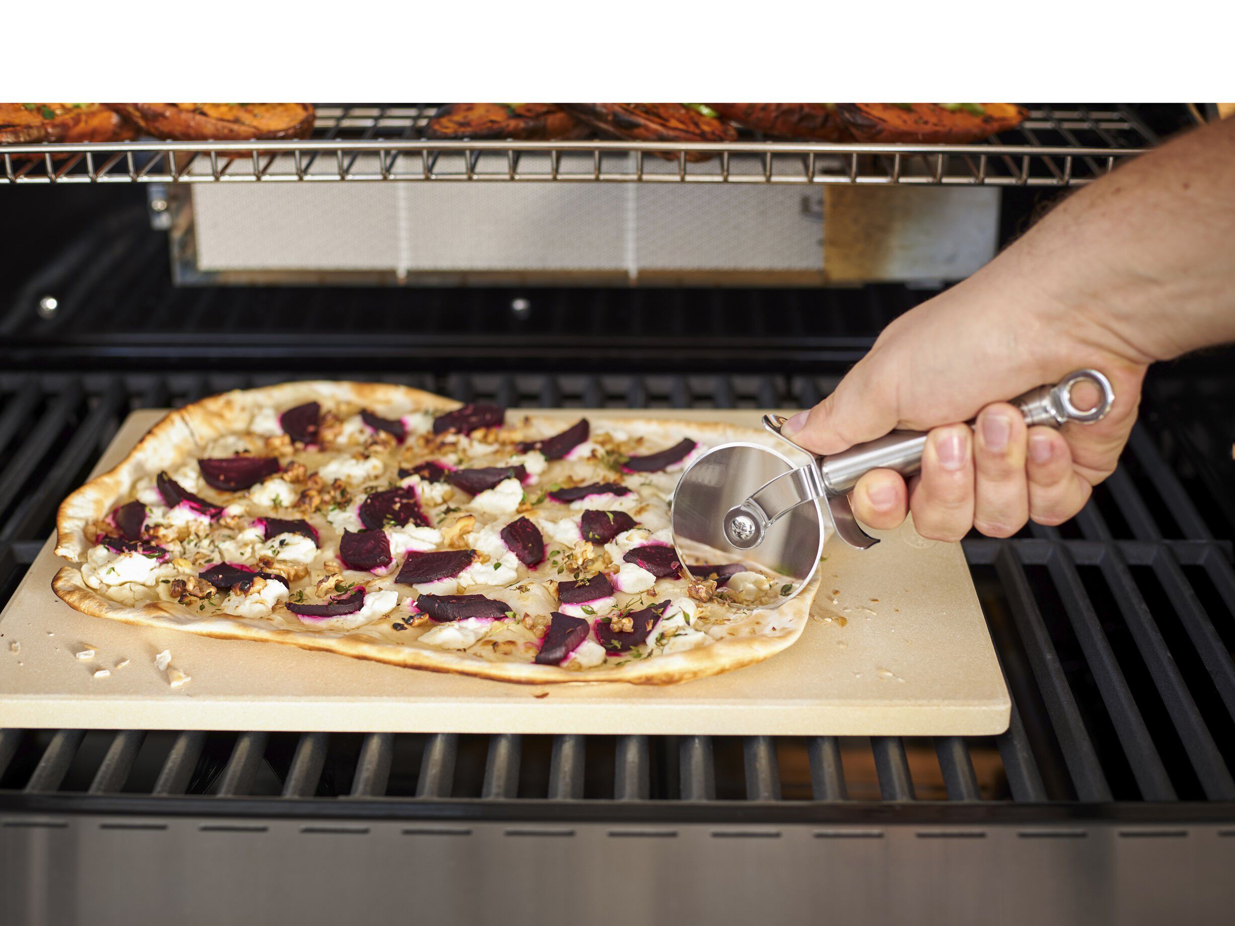 Pizzasten 42 x 30 x 1,5 cm Keramikk