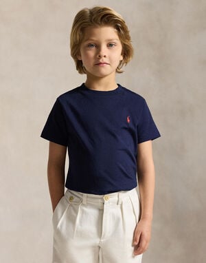 Cotton Jersey Crewneck Tee