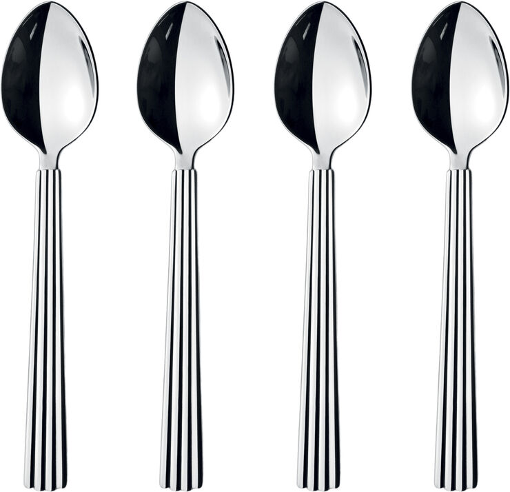 BERNADOTTE TEA/COFFEE SPOON GIFTBOX SS 4 PCS