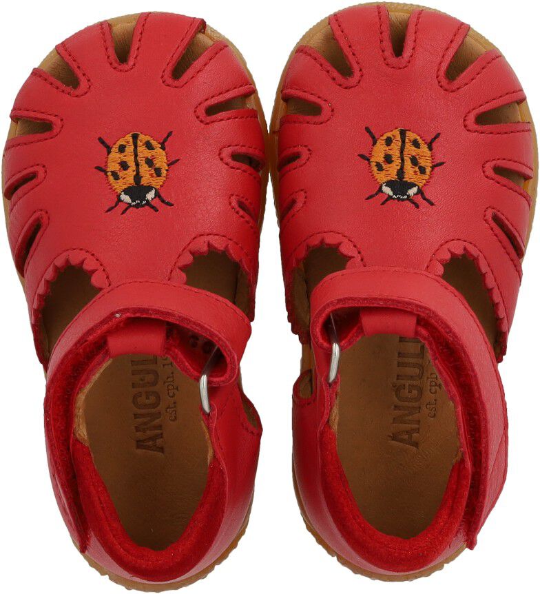 Sandal med broderi