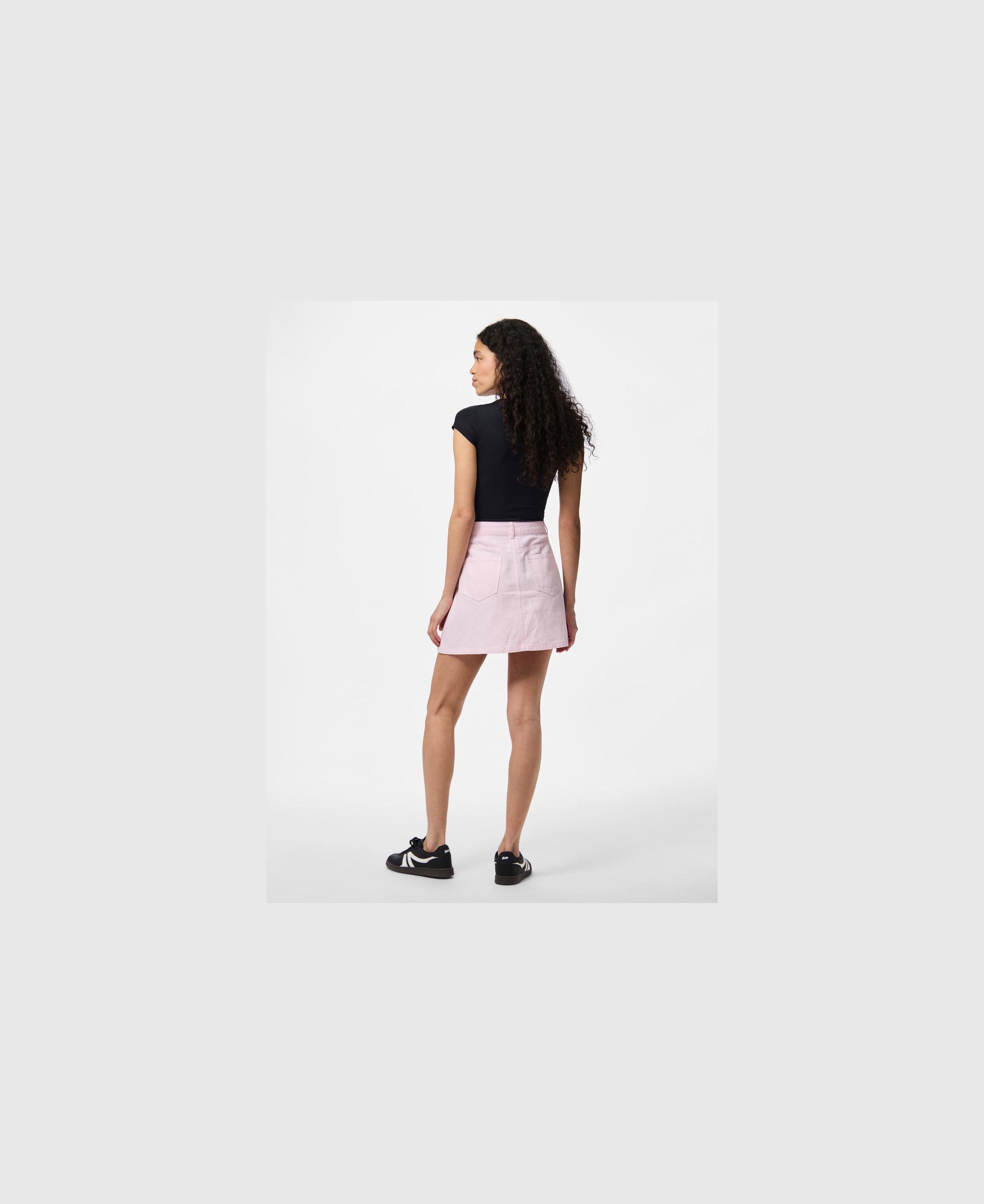 PCFLORA MW A-SHAPE DENIM SKIRT D2D