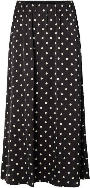 PCJYTTA HW ANKLE SATIN SKIRT WVN D2