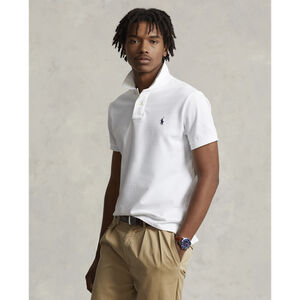 Custom Slim Fit Mesh Polo