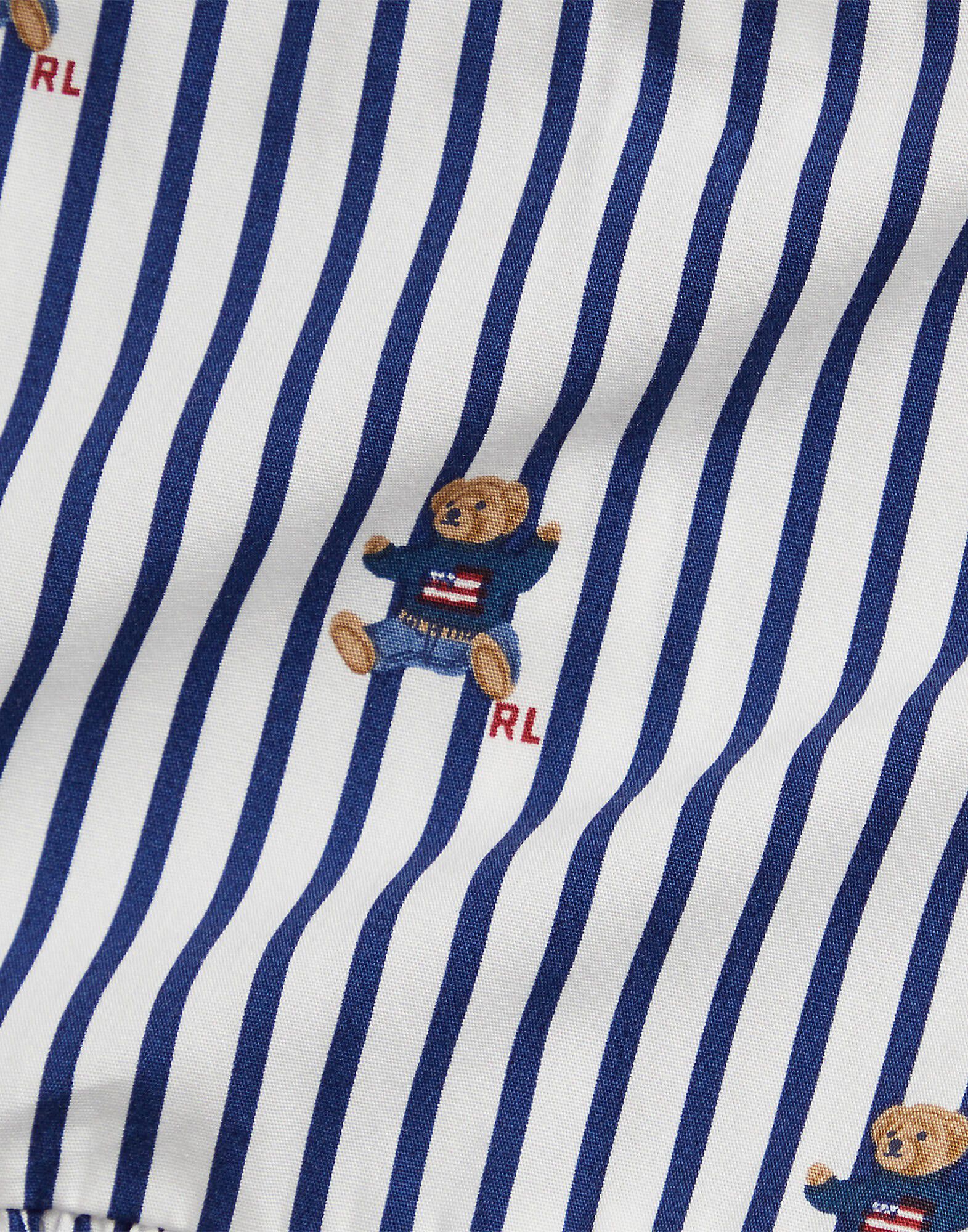 Polo Bear Cotton Oxford Shirtdress