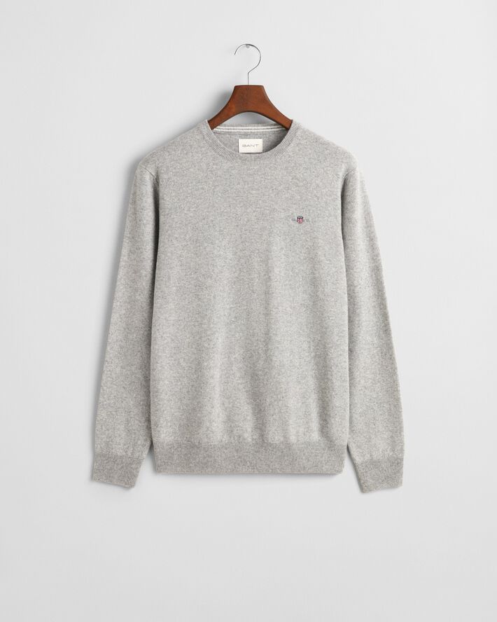SUPERFINE LAMBSWOOL C-NECK