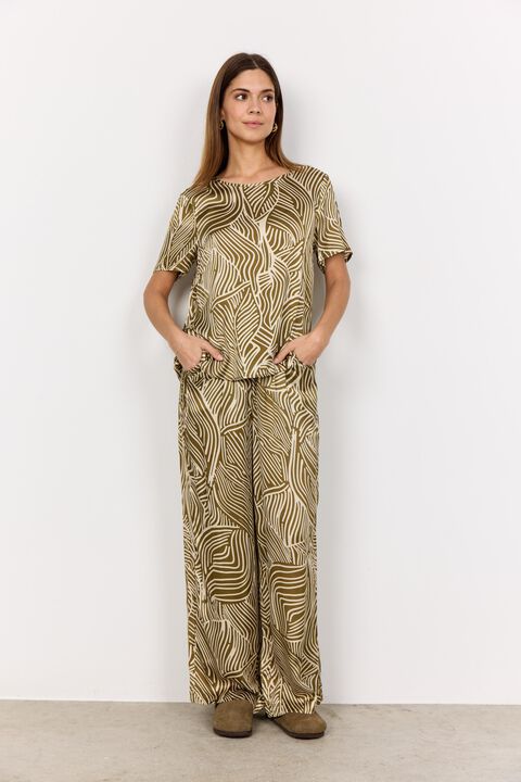 SC-SIGNORA 1 Bluse Oliven