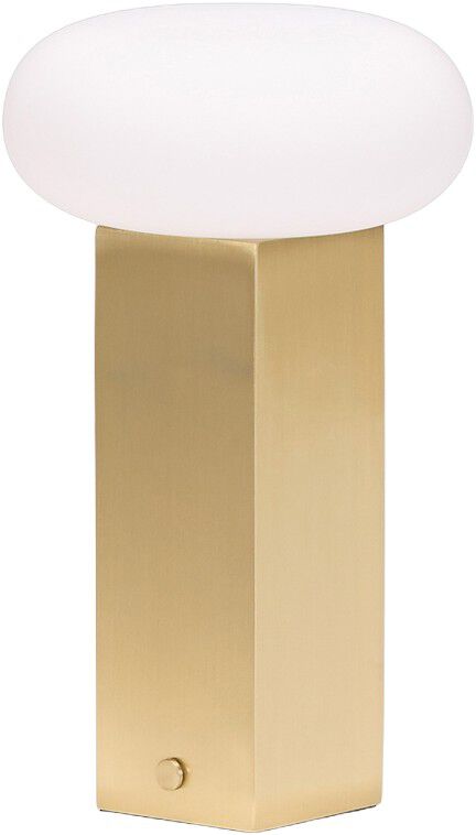 Low Portable Lamp Brass