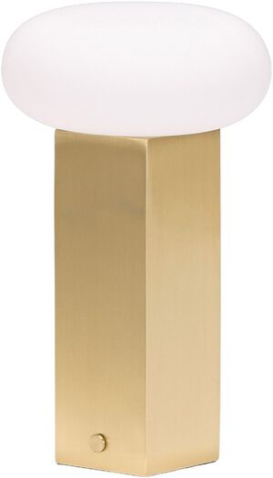 Low Portable Lamp Brass