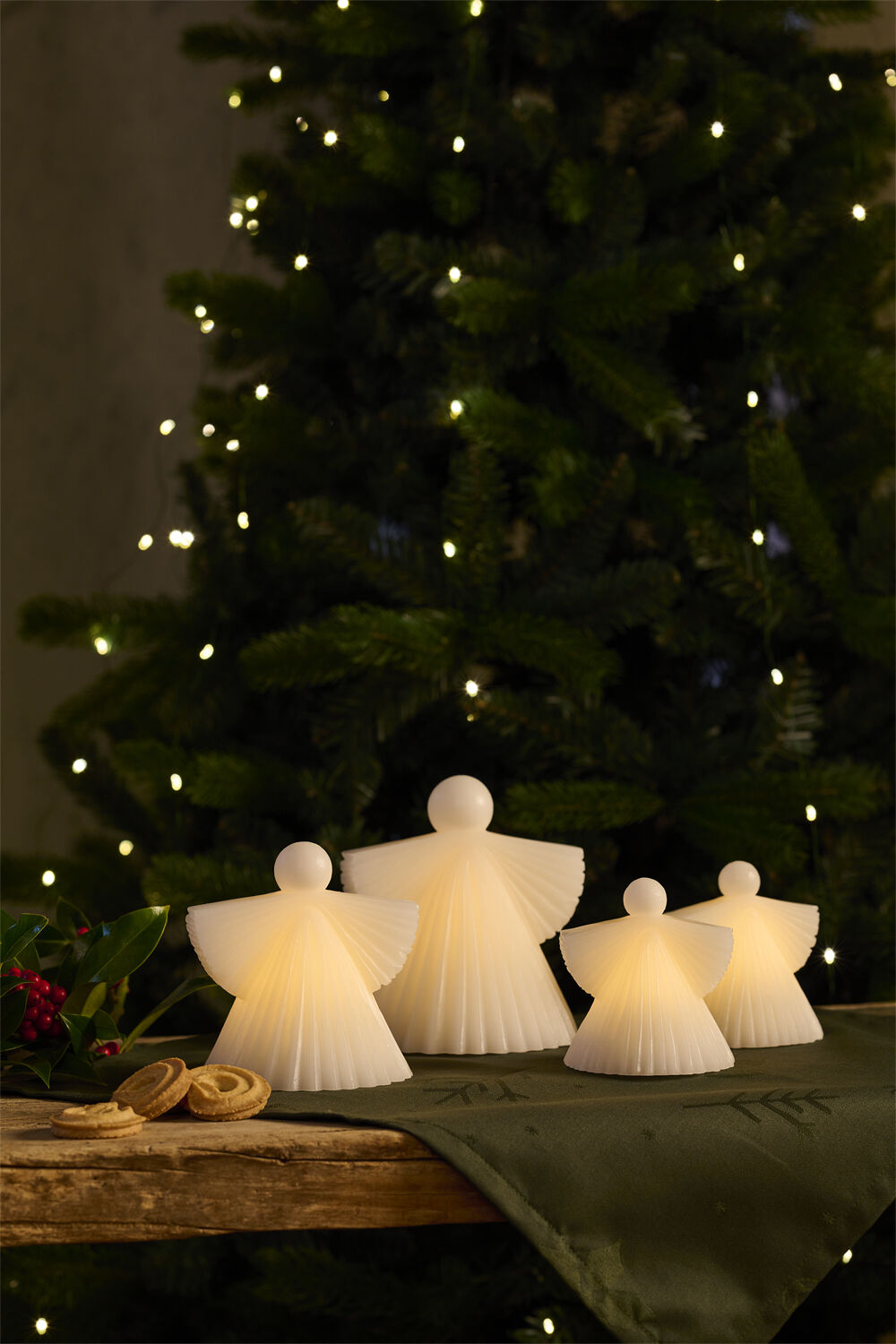 Asta Engel H15cm, Hvid