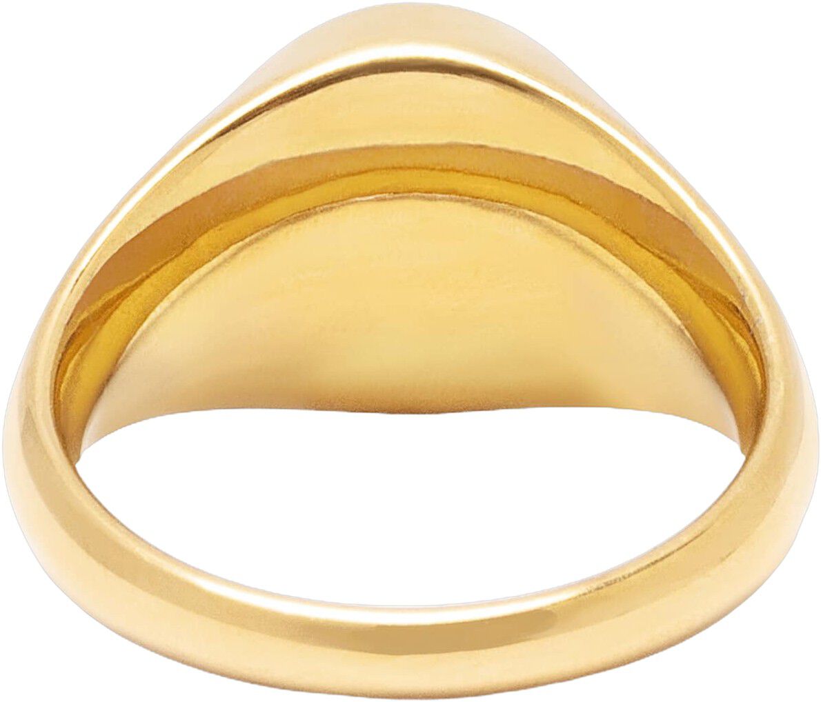 Women's Oval Amethyst Signet Ring