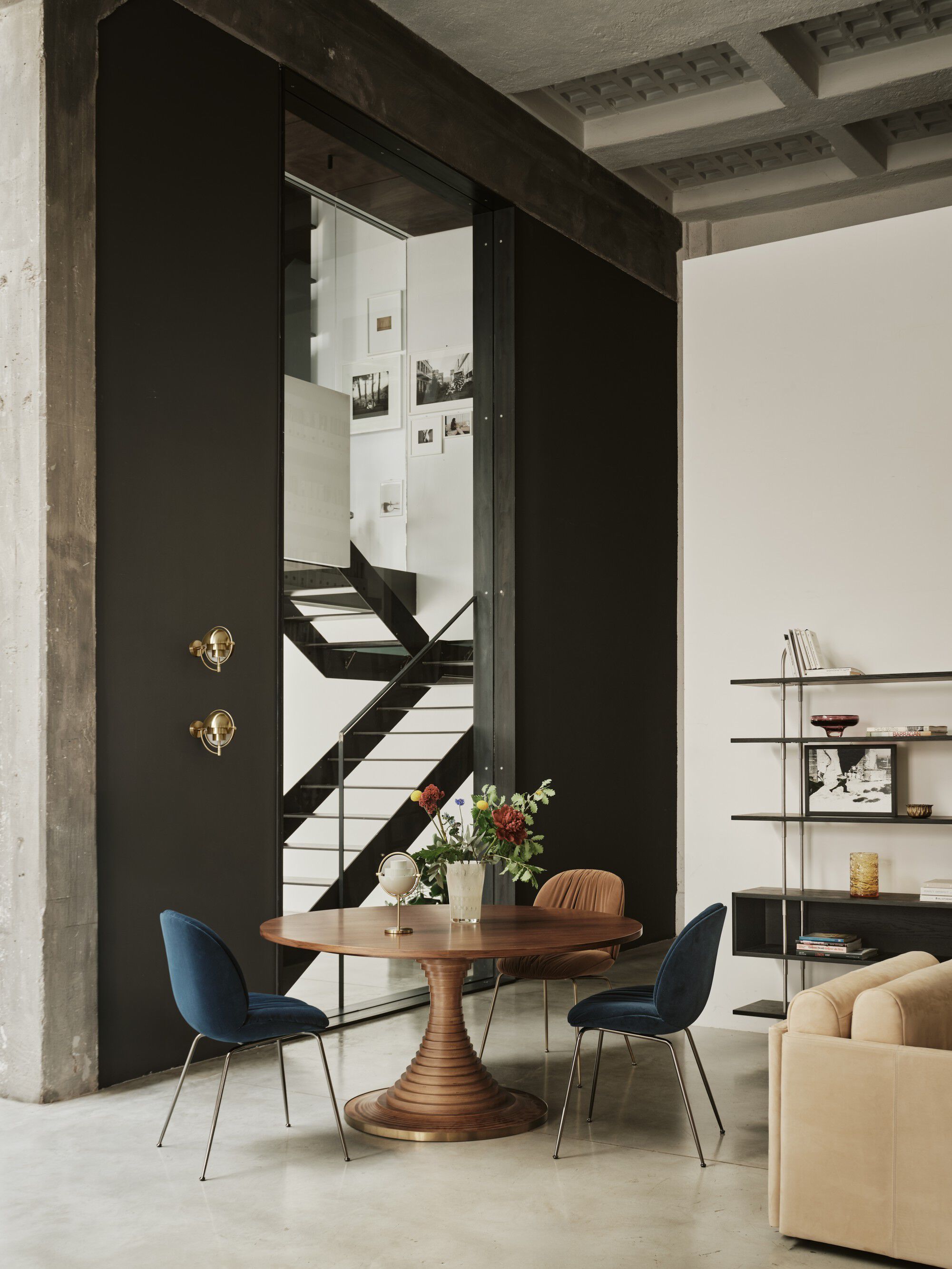 Multi-Lite Wall Lamp, EU (Base: Brass, Shade: Brass Shiny)