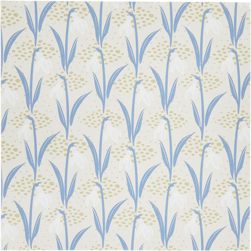 Paper Napkin 12,5x12,5cm Snowdrop Steel Blue 50pcs