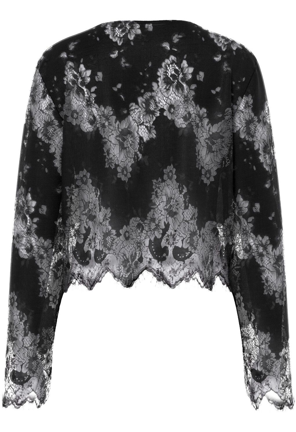 PCRINNE LS LACE TOP WVN KCA