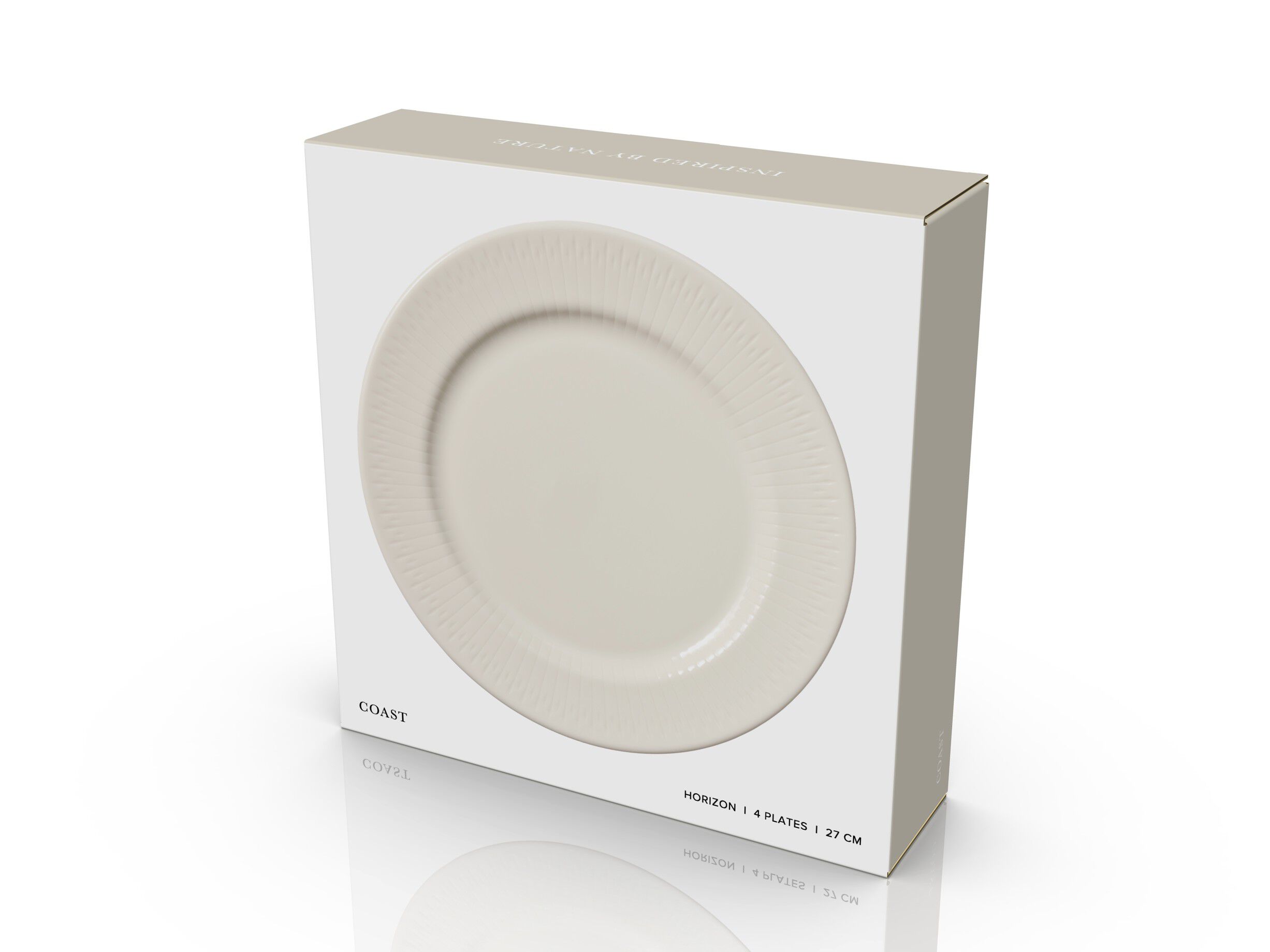 Middagstallerken Horizon 27 cm 4 stk. Cloud