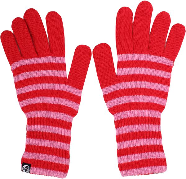 Danegoose Wool Gloves Bright Red/Spicy Pink