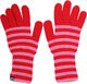 Danegoose Wool Gloves Bright Red/Spicy Pink