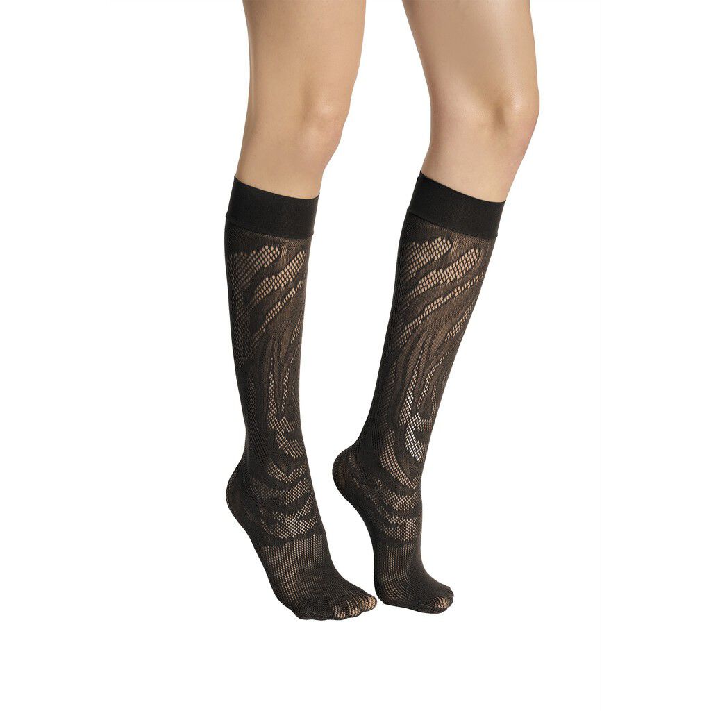 Rosebloom Net Knee-Highs