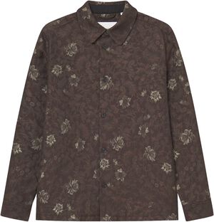 Kaleb Flower Jacquard Overshirt