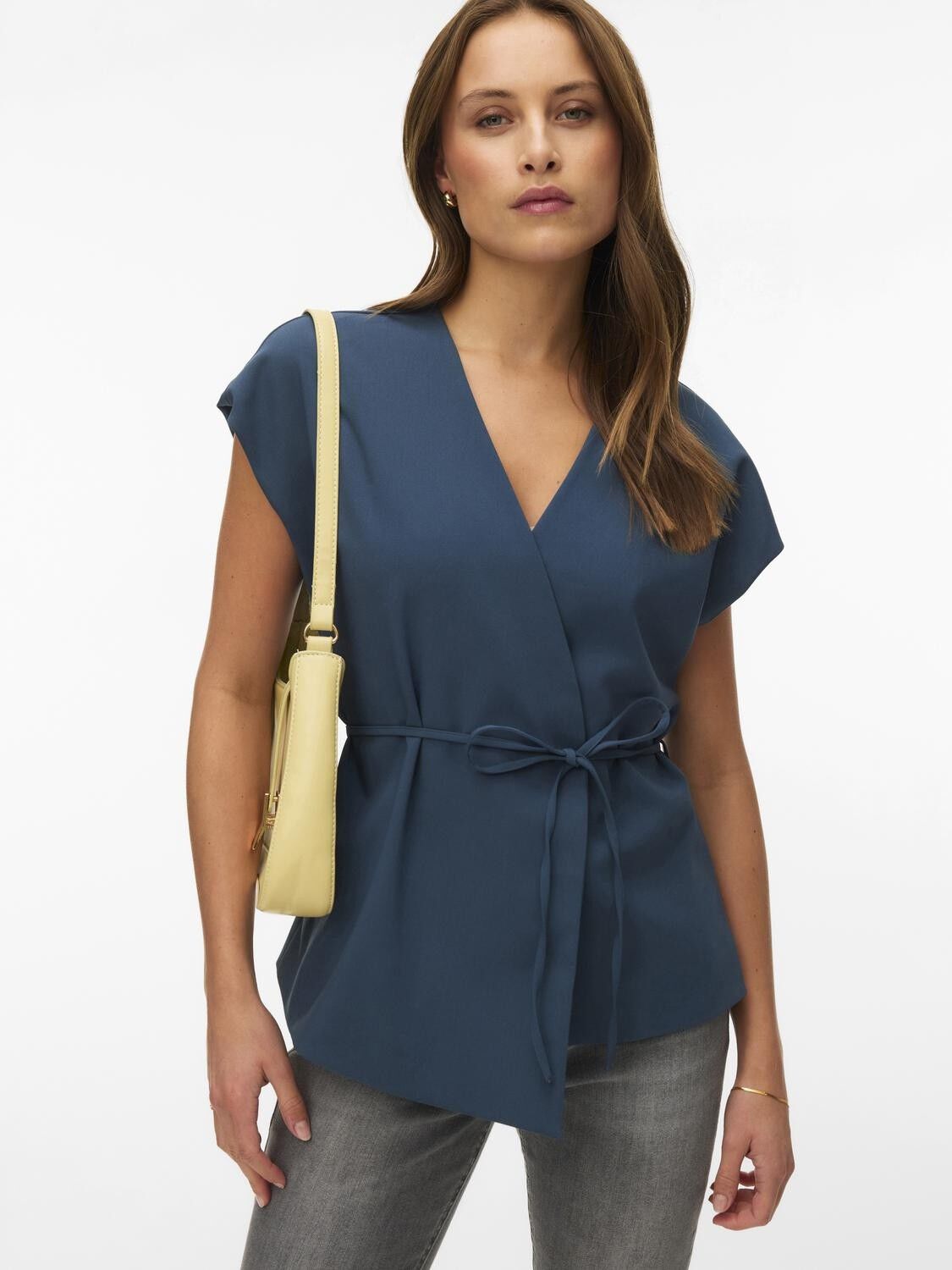 Awvannah V-Neck Midi Waistcoat