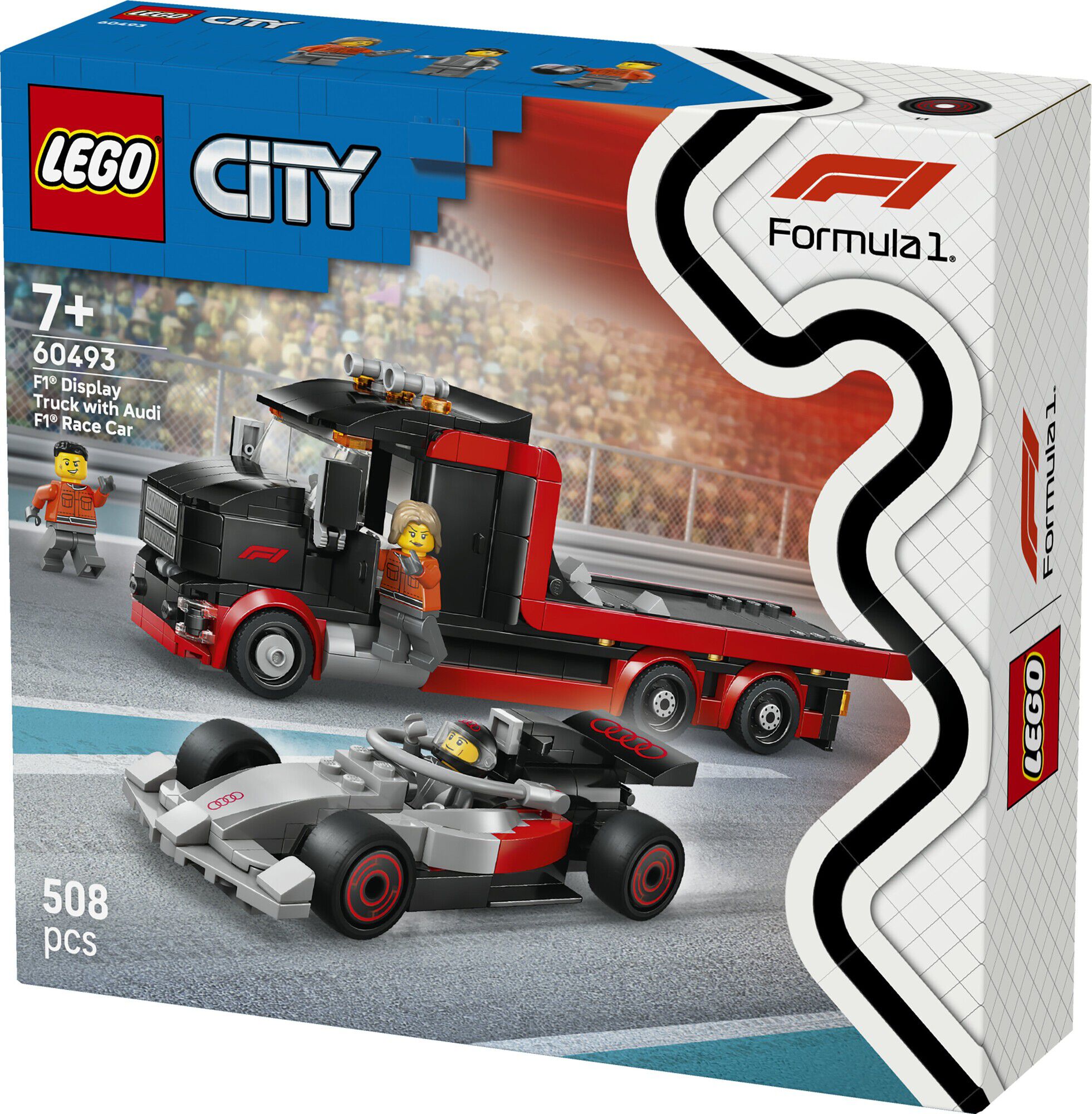 F1-udstillingstruck med Audi F1-racerbil 60493