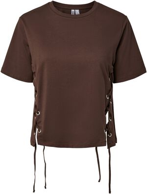 PCFENJA SS TIE DETAIL T-SHIRT JSR D