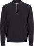 JJEEMIL KNIT POLO HALF ZIP LS NOOS