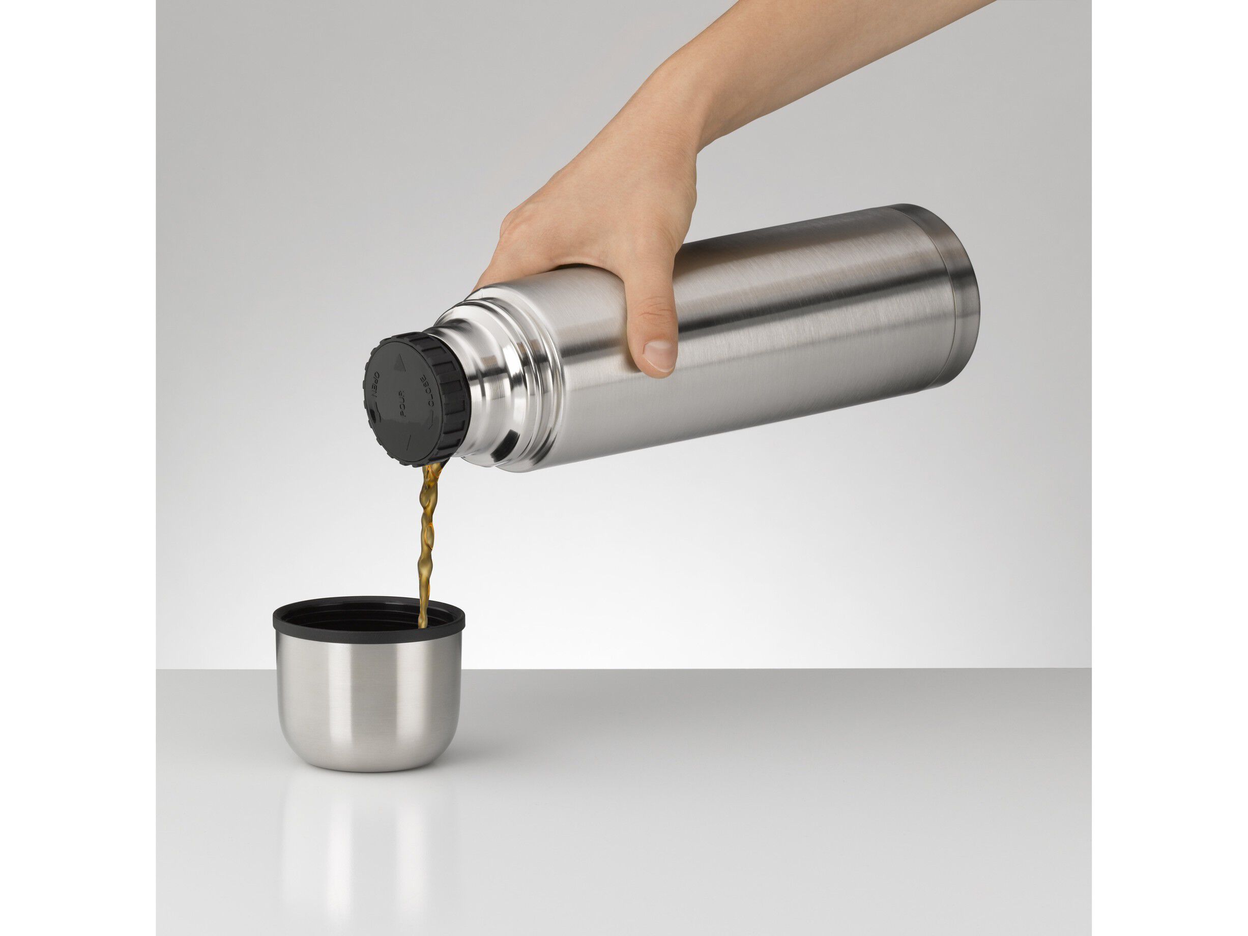 Termoflaske IsoTherm Eco 1 liter Matt st&aring;l