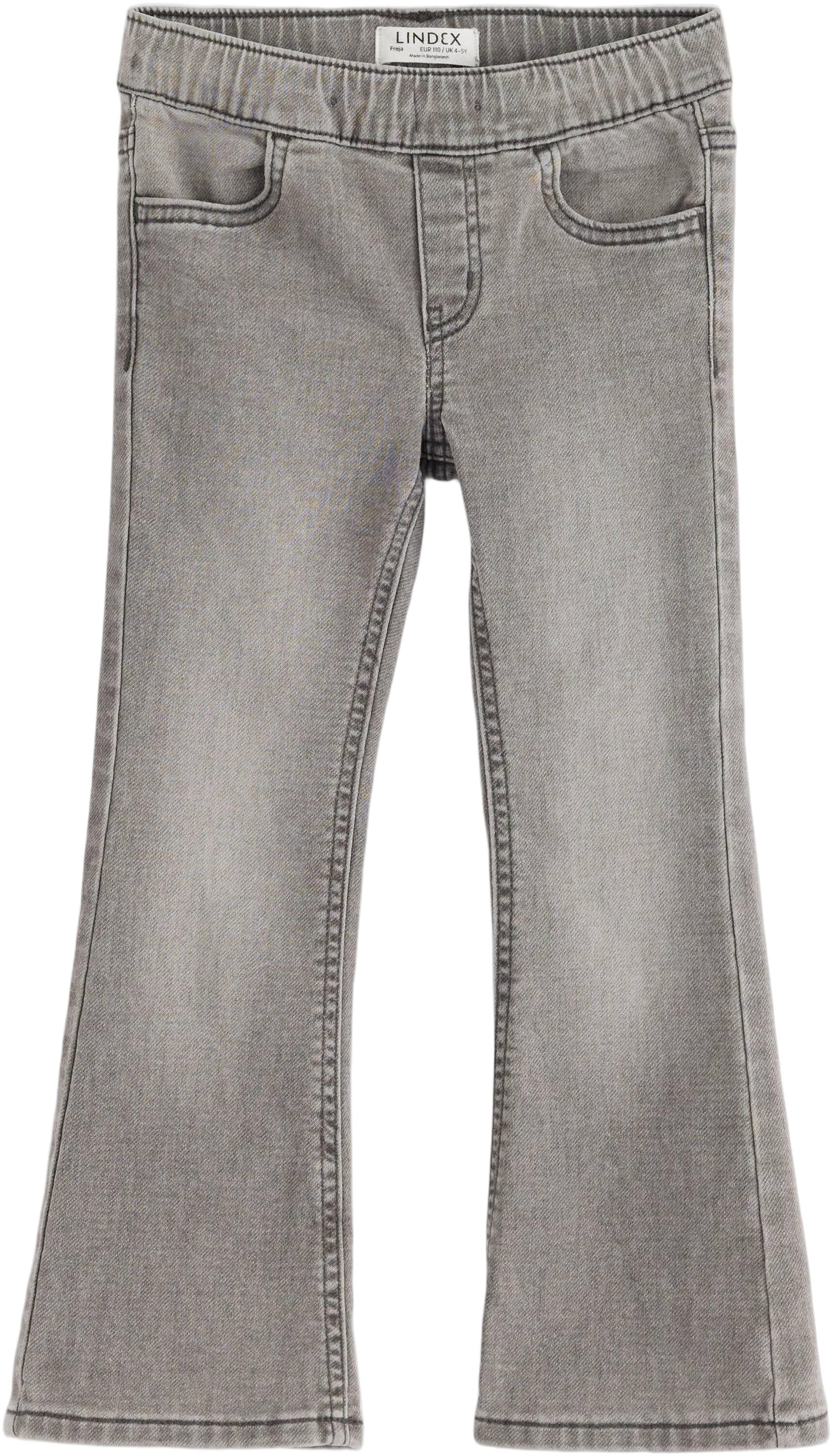 Pull-on-jeans i stretchig bomullstr