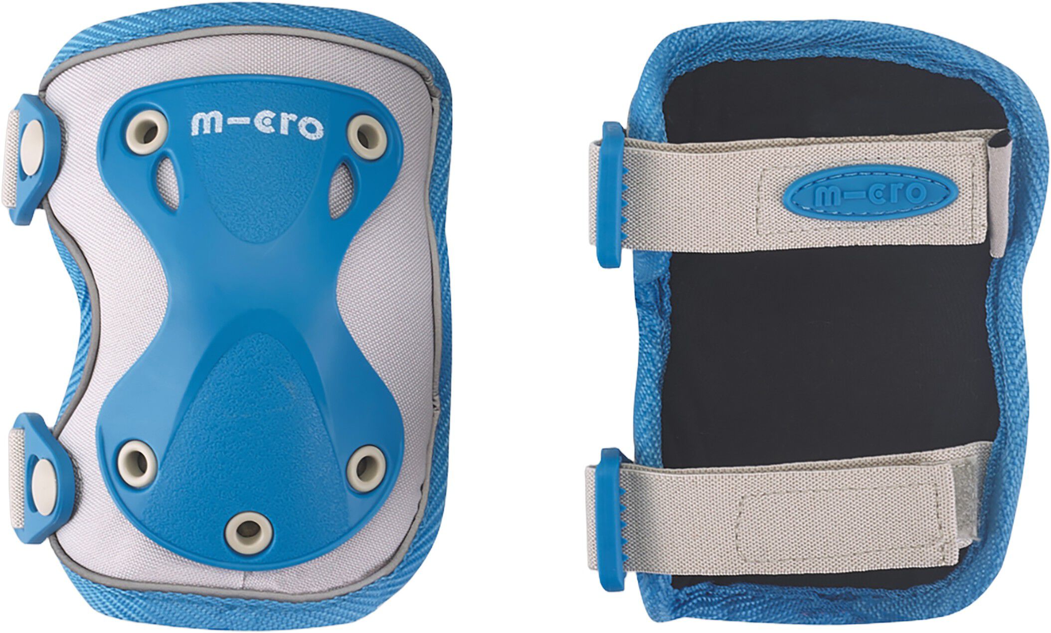 Micro - Kn&aelig;- og Albuebeskyttere - Reflective Blue S
