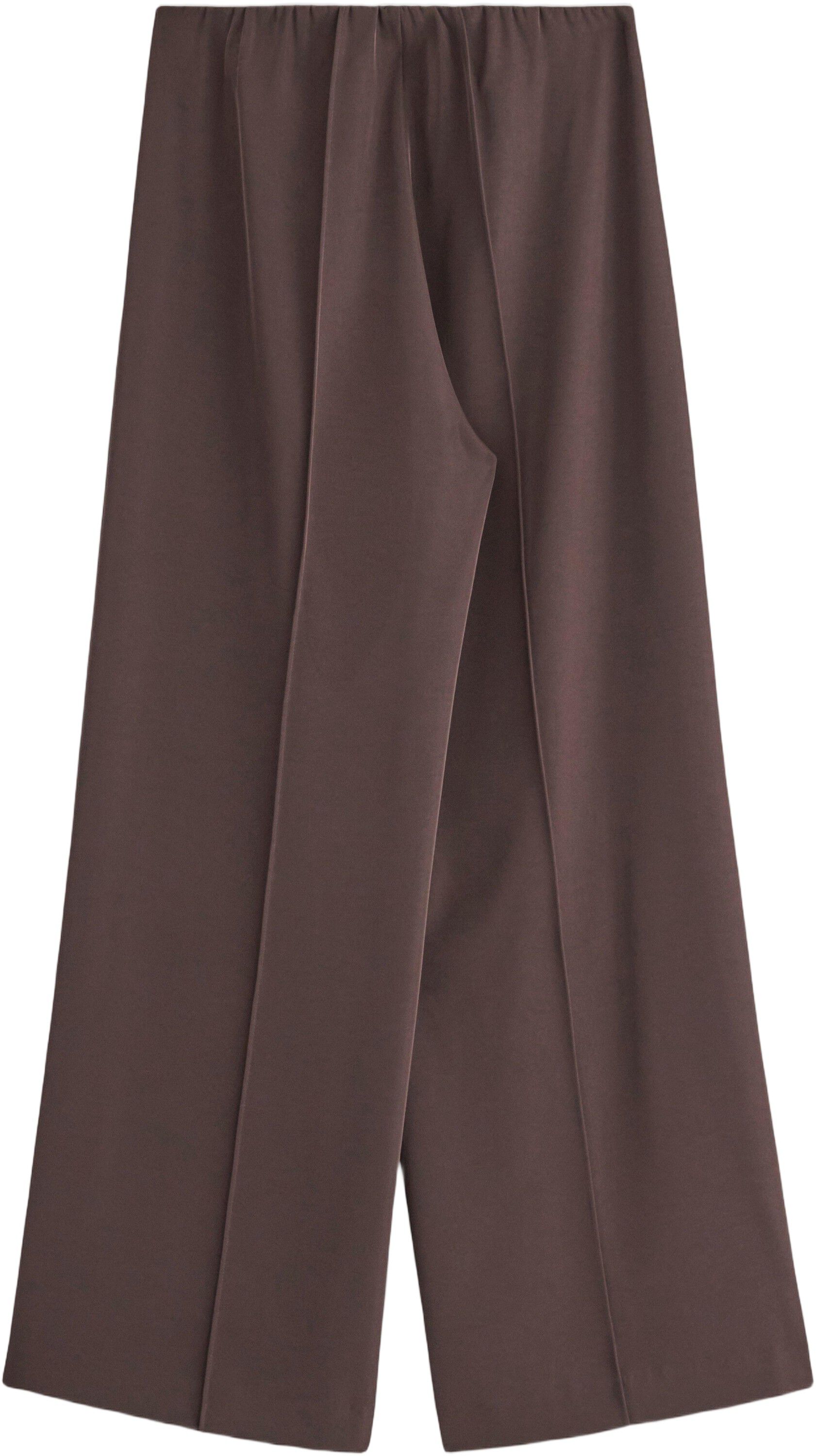 Relaxed jersey trousers with a spor