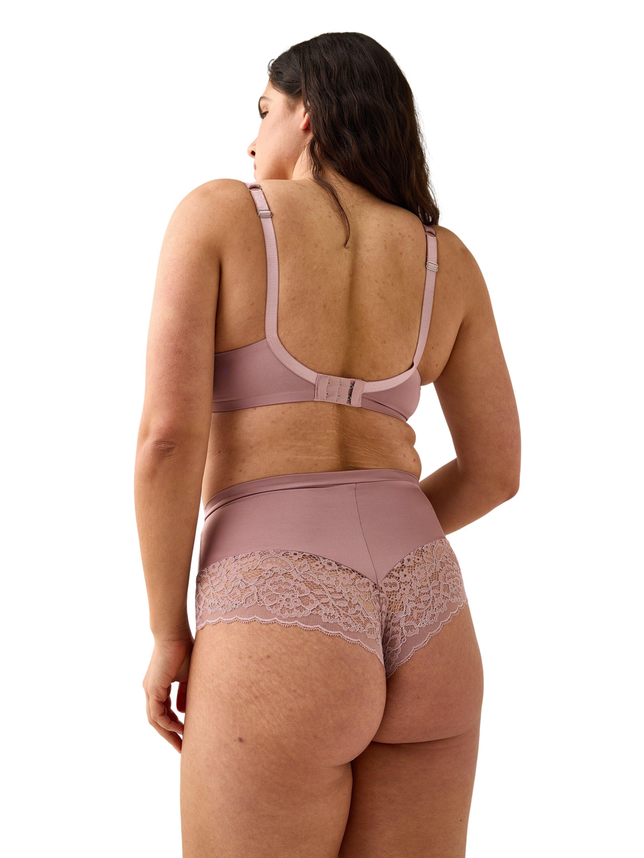 Braziliantrosor med spets och mesh-