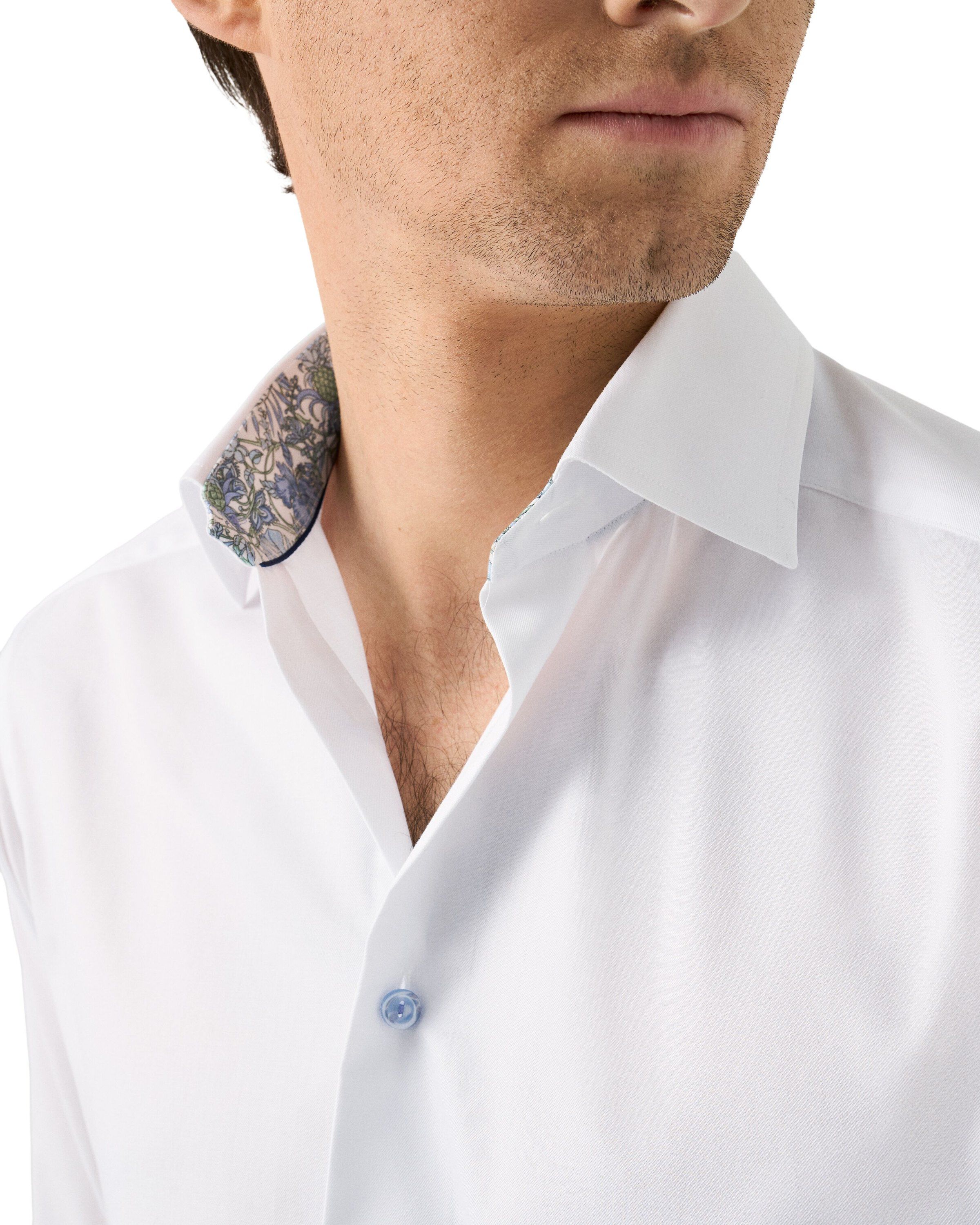 Floral Effect Signature Twill Shirt