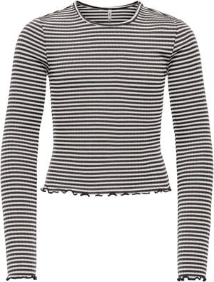 KOGDIXI LIFE L/S O-NECK STRIPE TOP