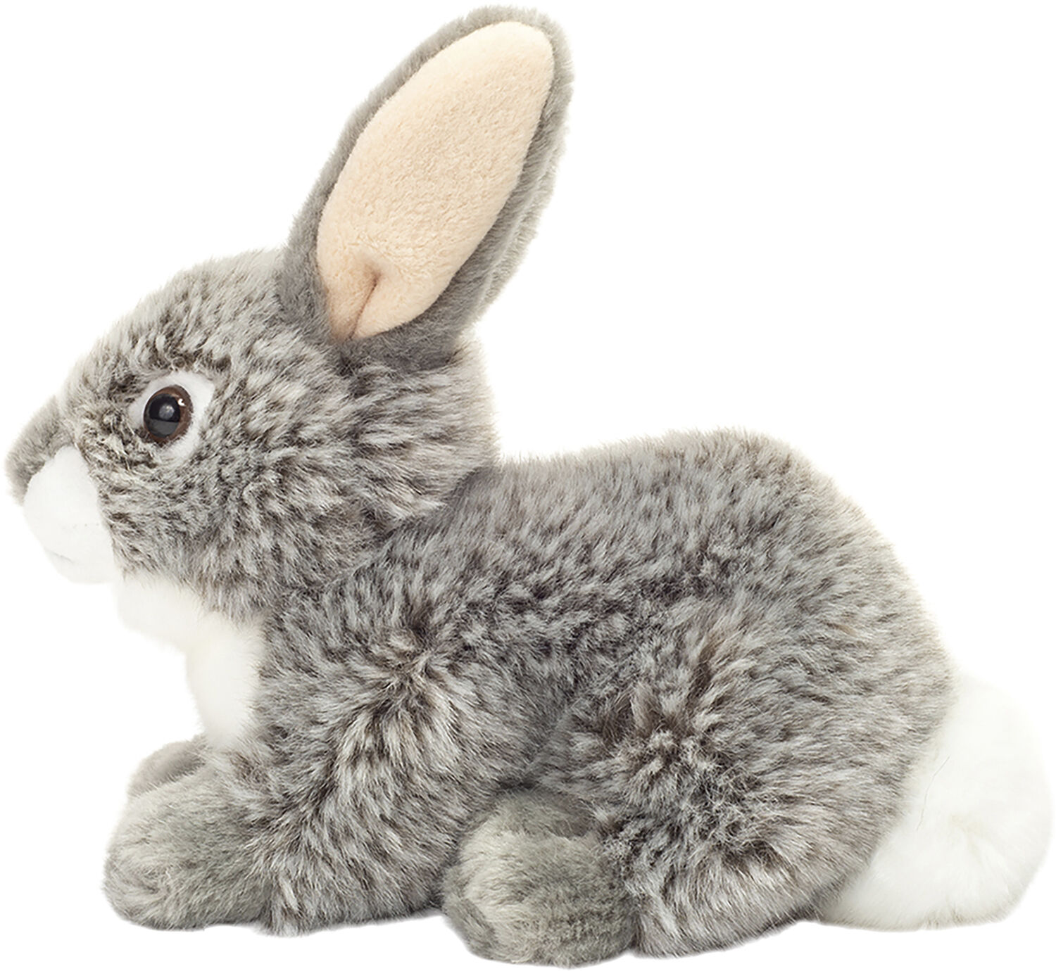 Teddy Hermann - Siddende kanin gr&aring; 18 cm