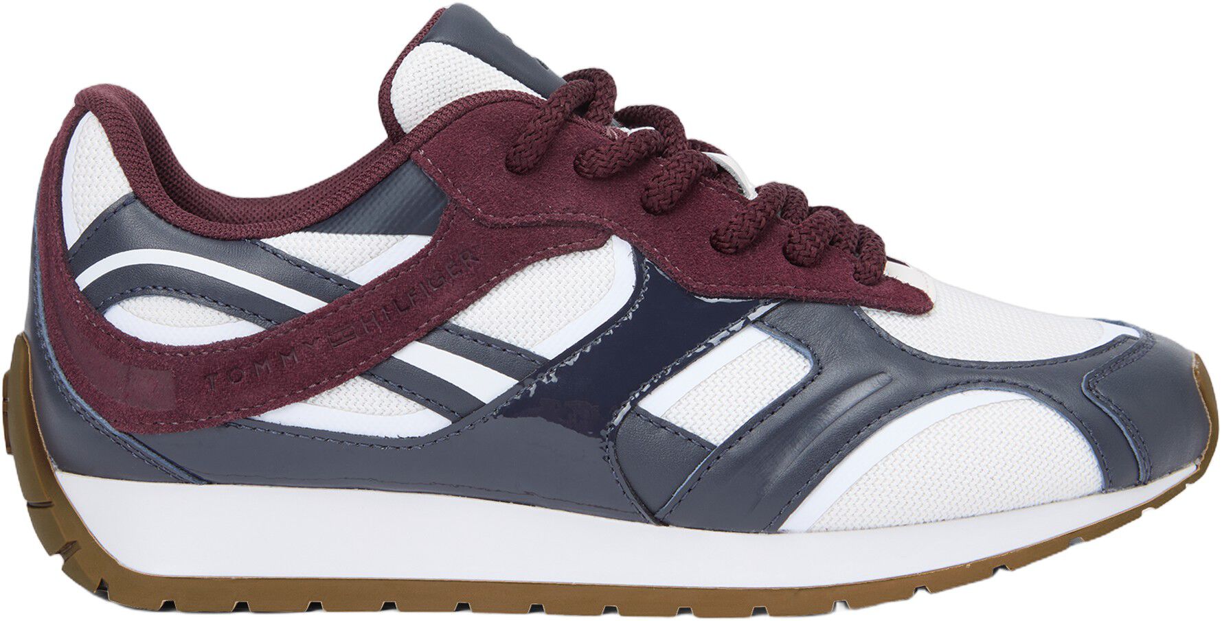 TH Monogram Leather Mixed Texture Trainers