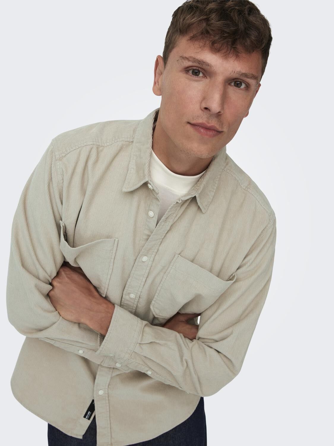 Onsalp Rlx 2Pkt Washd Cord Ls Shirt Noos