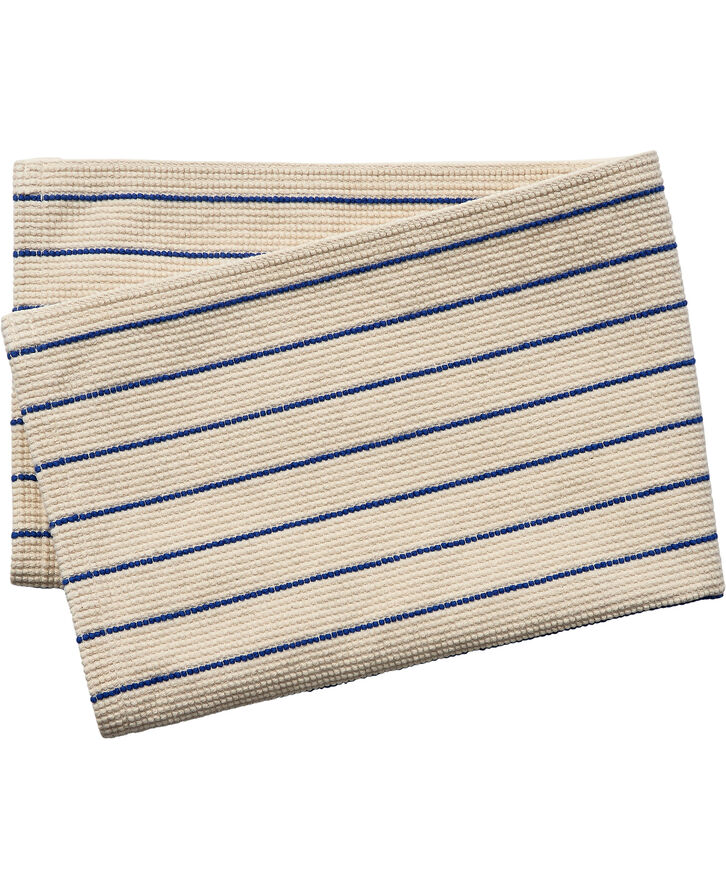 Stripe bathmat 50x80cm surf the web/ecru