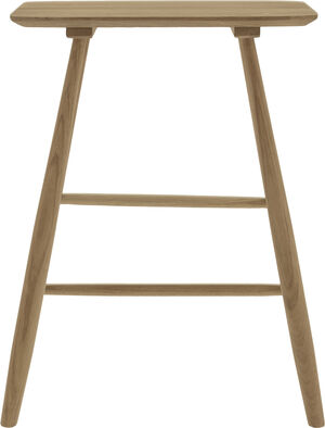 Høy krakk 46,5x28x64 cm Naturoljet Eik