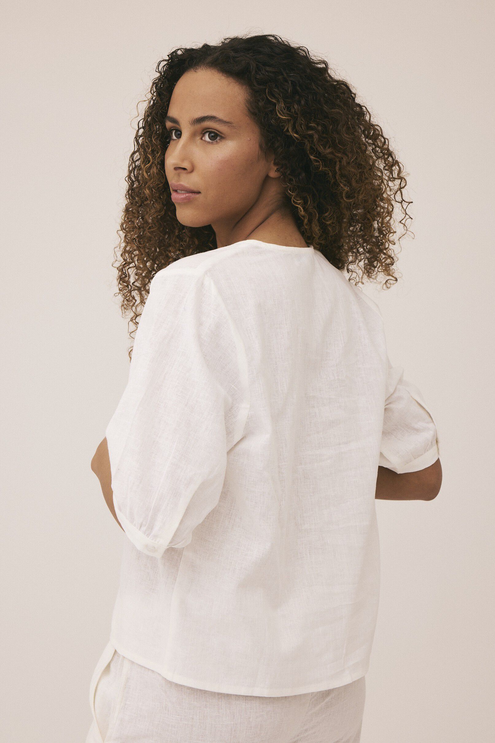 Florence 2S Bluse &ndash; Linblanding