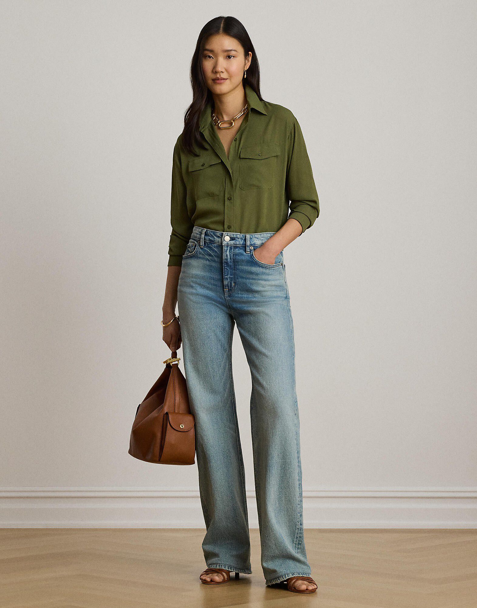 Relaxed Fit Georgette Shirt