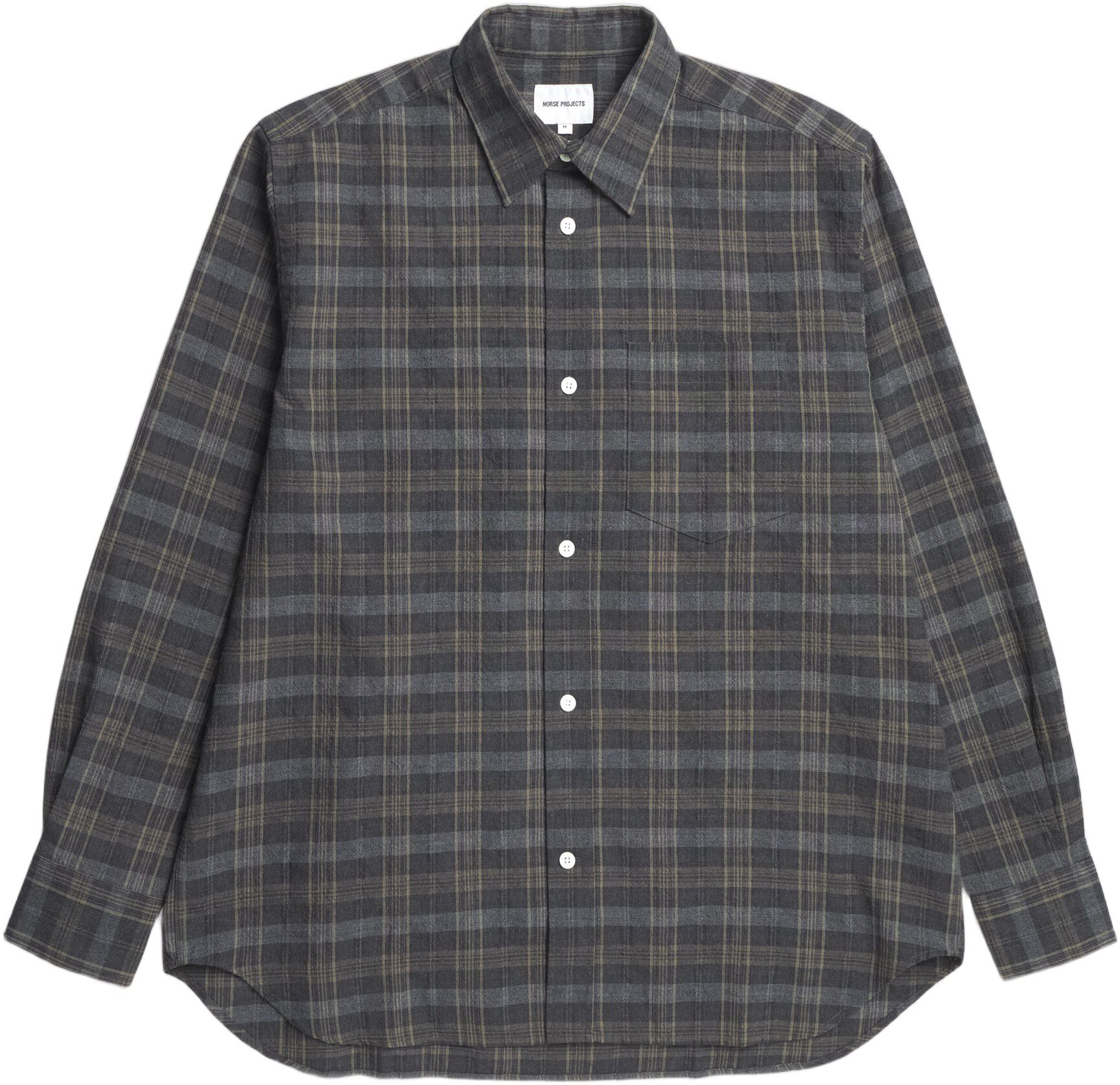 Ole Oversized Wool Check Shirt