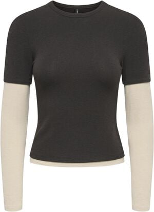 ONLDUBLA L/S DOUBLE TOP JRS