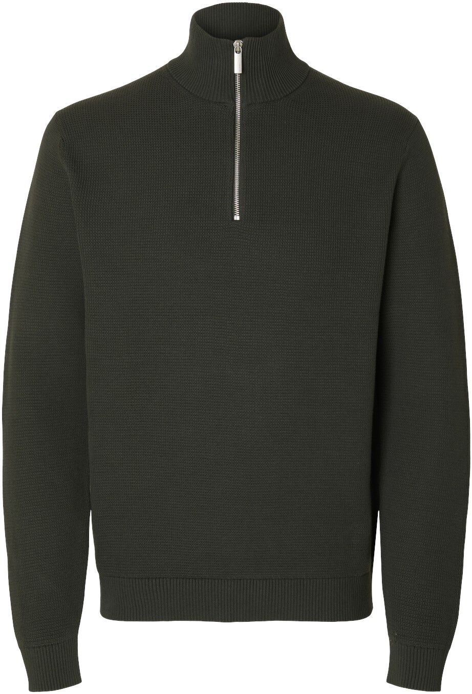 Slmdane Ls Knit Structure Half Zip Noos